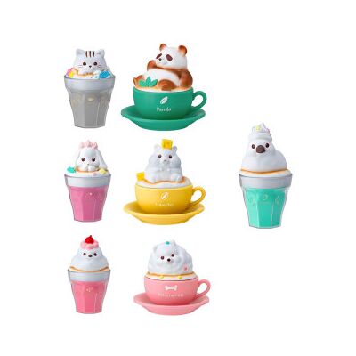 BANDAI CharaLatte Art Case Animais Sortidos Figura BANDAI CharaLatte Art Case Animais Sortidos Figura