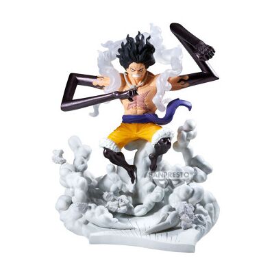 BANPRESTO Figura Monkey D Luffy Gear 4 Senkokkei One Piece 15cm BANPRESTO Figura Monkey D Luffy Gear 4 Senkokkei One Piece 15cm