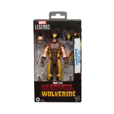 Hasbro Figura do Wolverine com traje marrom, Deadpool e Wolverine, da série Marvel Legends, 15 cm Hasbro Figura do Wolverine com traje marrom, Deadpool e Wolverine, da série Marvel Legends, 15 cm