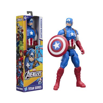 Hasbro Figura do Capitão América da Série Titan, Os Vingadores, Marvel, 30 cm Hasbro Figura do Capitão América da Série Titan, Os Vingadores, Marvel, 30 cm