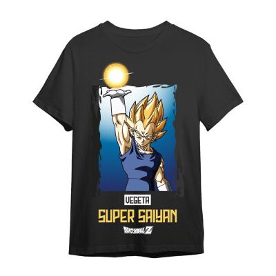 TOEI ANIMATION Camiseta adulta Vegeta Super Saiyan Dragon Ball Z TOEI ANIMATION Camiseta adulta Vegeta Super Saiyan Dragon Ball Z