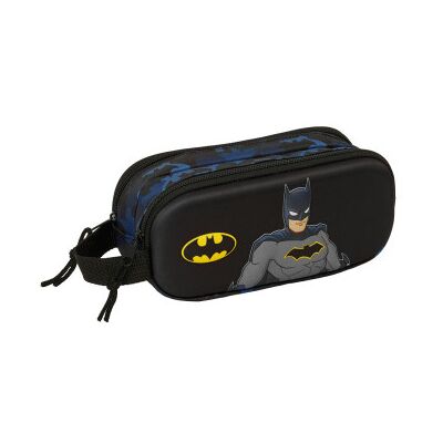 SAFTA Estojo duplo para lápis 3D do Batman da DC Comics SAFTA Estojo duplo para lápis 3D do Batman da DC Comics