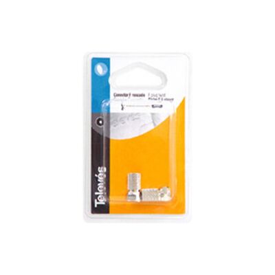 CONECTOR COAXIAL RECTO TIPO F ROSC. T100 TELEVES CONECTOR COAXIAL RECTO TIPO F ROSC. T100 TELEVES