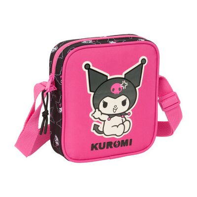 SAFTA Bolsa de ombro Kuromi Hello Kitty SAFTA Bolsa de ombro Kuromi Hello Kitty