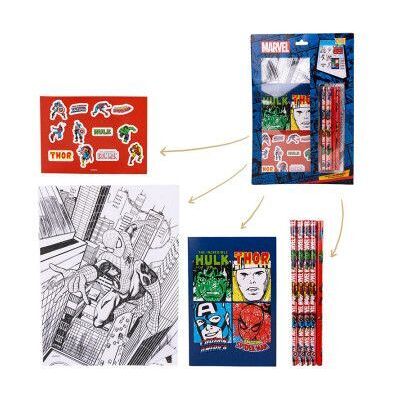 CERDÁ Conjunto de artigos de papelaria coloridos Avengers Avengers Marvel CERDÁ Conjunto de artigos de papelaria coloridos Avengers Avengers Marvel