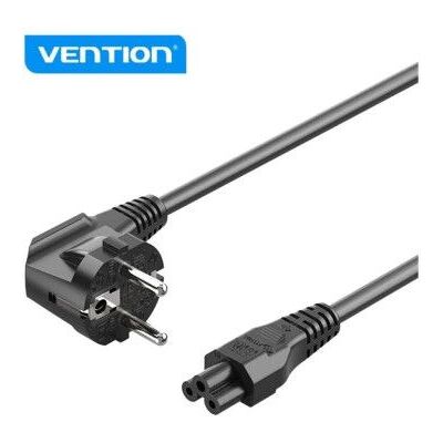 Cabo de Alimentação VENTION Zckbac IEC C5 para CEE7 - 1,8M - Preto Cabo de Alimentação VENTION Zckbac IEC C5 para CEE7 - 1,8M - Preto