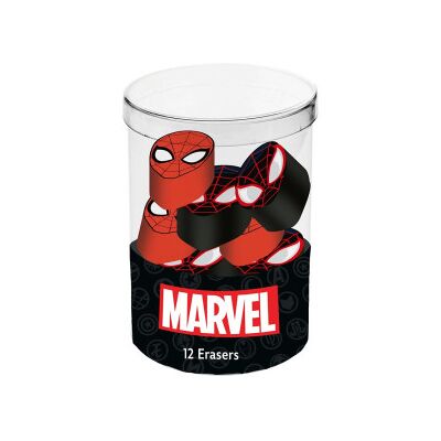 KARACTERMANIA Balde com 12 elásticos do Homem-Aranha Marvel KARACTERMANIA Balde com 12 elásticos do Homem-Aranha Marvel