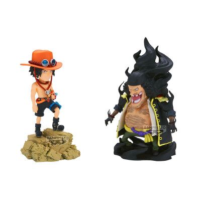 BANPRESTO Portgas D. Ace vs Marshall. D. Teach Log Stories Figura One Piece 8cm BANPRESTO Portgas D. Ace vs Marshall. D. Teach Log Stories Figura One Piece 8cm