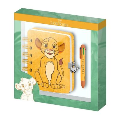KARACTERMANIA Diário de pelúcia + Caneta O Rei Leão Disney KARACTERMANIA Diário de pelúcia + Caneta O Rei Leão Disney