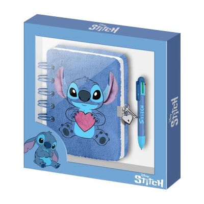 KARACTERMANIA Diário de pelúcia + Caneta Stitch Disney KARACTERMANIA Diário de pelúcia + Caneta Stitch Disney