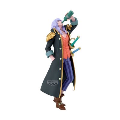 BANPRESTO Figura de ação do Capitão John da Coleção Battle Record de One Piece, 21 cm BANPRESTO Figura de ação do Capitão John da Coleção Battle Record de One Piece, 21 cm