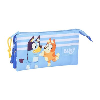 SAFTA Estojo para lápis Let's Play Bluey com 18 peças SAFTA Estojo para lápis Let's Play Bluey com 18 peças