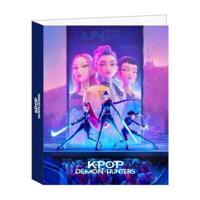 SAFTA Pasta de 4 argolas Kpop Demon Hunters SAFTA Pasta de 4 argolas Kpop Demon Hunters