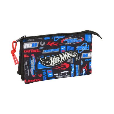 SAFTA estojo triplo Hot Wheels SAFTA estojo triplo Hot Wheels