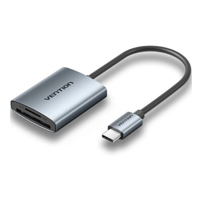 Leitor de cartão externo Vention CLOHB / USB Tipo C Leitor de cartão externo Vention CLOHB / USB Tipo C