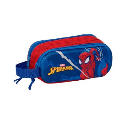 SAFTA Estojo duplo para lápis 3D do Homem-Aranha da Marvel SAFTA Estojo duplo para lápis 3D do Homem-Aranha da Marvel