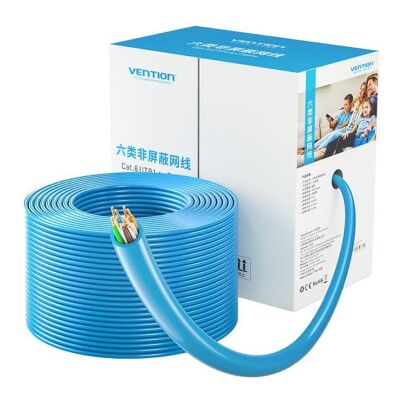 Cabo espiral RJ45 UTP Vention IHBL305 Cat.6/ 305m/ Azul Cabo espiral RJ45 UTP Vention IHBL305 Cat.6/ 305m/ Azul