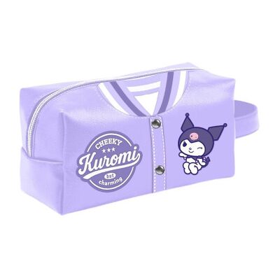 KARACTERMANIA Bolsa de higiene pessoal Kuromi Hello Kitty and Friends Varsity KARACTERMANIA Bolsa de higiene pessoal Kuromi Hello Kitty and Friends Varsity