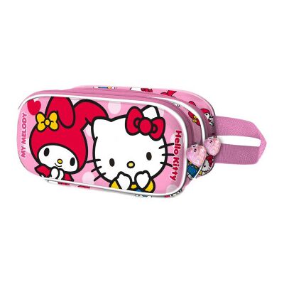 KARACTERMANIA Estojo duplo 3D adorável Hello Kitty e amigos KARACTERMANIA Estojo duplo 3D adorável Hello Kitty e amigos