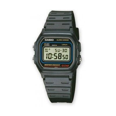 Relógio digital masculino da coleção Casio W-59-1VQES/ 37 mm/ preto Relógio digital masculino da coleção Casio W-59-1VQES/ 37 mm/ preto