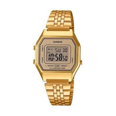 Relógio digital icônico vintage Casio LA680WEGA-9ER/ 33 mm/ ouro Relógio digital icônico vintage Casio LA680WEGA-9ER/ 33 mm/ ouro