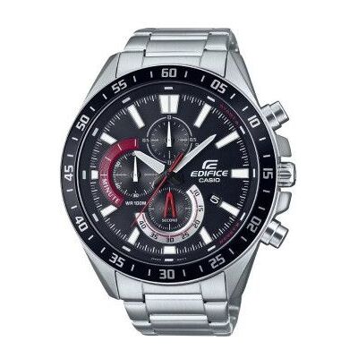 Relógio analógico clássico Casio Edifice EFV-620D-1A4VUEF/ 55 mm/ prata e preto Relógio analógico clássico Casio Edifice EFV-620D-1A4VUEF/ 55 mm/ prata e preto
