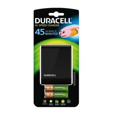 Carregador de bateria Duracell CEF27EU-EU/ capacidade 2 baterias/ AA e AAA Carregador de bateria Duracell CEF27EU-EU/ capacidade 2 baterias/ AA e AAA