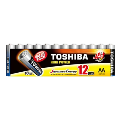 TOSHIBA LR6GCP MP-12 - Bateria alcalina TOSHIBA LR6GCP MP-12 - Bateria alcalina