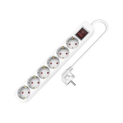 Régua de energia TM ELECTRON TMUAD506 com 6 tomadas e 1,5 m Régua de energia TM ELECTRON TMUAD506 com 6 tomadas e 1,5 m