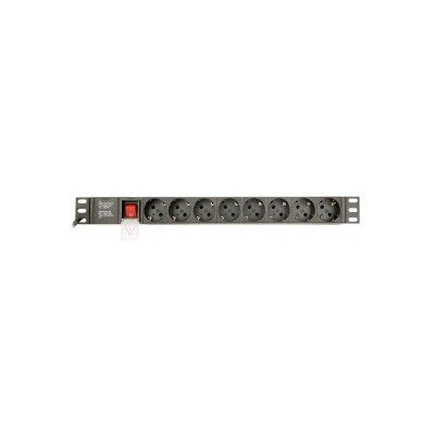 Gembird Regua Tomadas de Alimentação PDU 8*Schucko 1U 16A C14 3 metros Gembird Regua Tomadas de Alimentação PDU 8*Schucko 1U 16A C14 3 metros