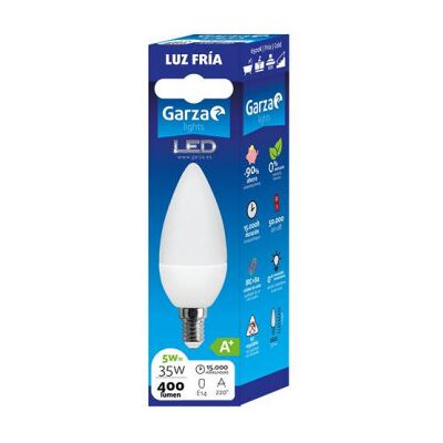 LAMPADA GARZA LED VELA-5W-E14-461468 LAMPADA GARZA LED VELA-5W-E14-461468