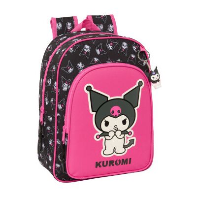 SAFTA Mochila Kuromi Hello Kitty ajustável até 34 cm SAFTA Mochila Kuromi Hello Kitty ajustável até 34 cm