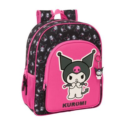 SAFTA Mochila Kuromi Hello Kitty ajustável até 38 cm SAFTA Mochila Kuromi Hello Kitty ajustável até 38 cm