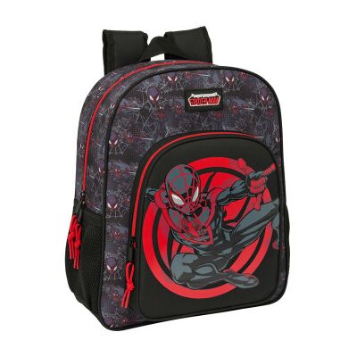 SAFTA Mochila ajustável Miles Morales Homem-Aranha Marvel 38cm SAFTA Mochila ajustável Miles Morales Homem-Aranha Marvel 38cm