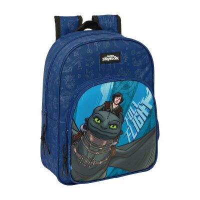 SAFTA Mochila Como Treinar o Seu Dragão 34cm adaptável SAFTA Mochila Como Treinar o Seu Dragão 34cm adaptável