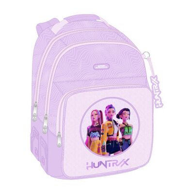 SAFTA Mochila icônica Kpop Demon Hunters, tamanho 42cm, ajustável. SAFTA Mochila icônica Kpop Demon Hunters, tamanho 42cm, ajustável.