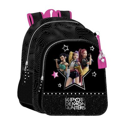 SAFTA Mochila Energy Kpop Demon Hunters ajustável até 38 cm SAFTA Mochila Energy Kpop Demon Hunters ajustável até 38 cm