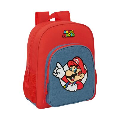 SAFTA Mochila Super Mario adaptável de 38 cm SAFTA Mochila Super Mario adaptável de 38 cm