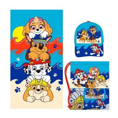 CERDÁ Conjunto Toalha + Bolsa + Boné Paw Patrol CERDÁ Conjunto Toalha + Bolsa + Boné Paw Patrol