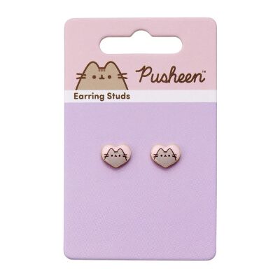 Brincos Pusheen Coração Brincos Pusheen Coração