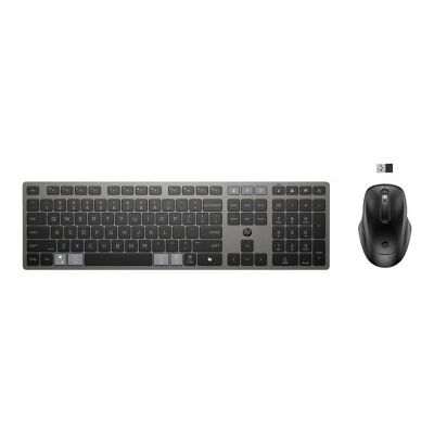 Combo de teclado e mouse sem fio HP 725 para vários dispositivos Combo de teclado e mouse sem fio HP 725 para vários dispositivos
