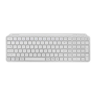 Teclado Bluetooth sem fio compacto Mars Gaming MK-SILENKEYS / Branco Teclado Bluetooth sem fio compacto Mars Gaming MK-SILENKEYS / Branco