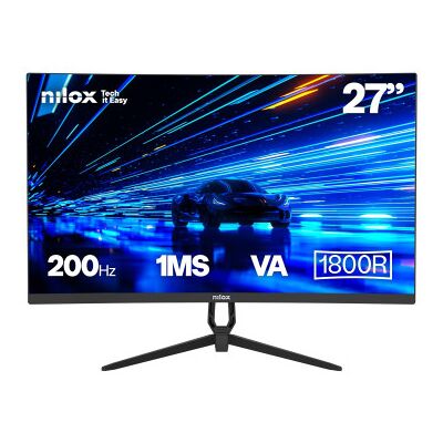 Monitor Nilox 27" NXM27CRV2001 200Hz Curvo 1ms Monitor Nilox 27" NXM27CRV2001 200Hz Curvo 1ms