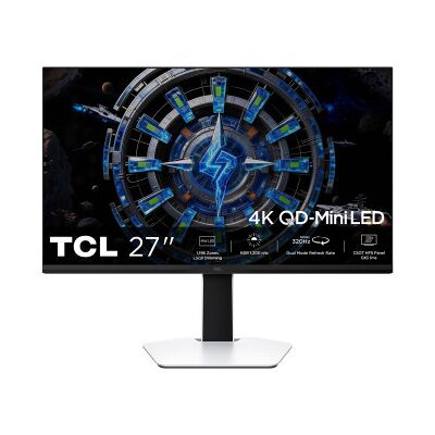 TCL - Monitor 27`` QD-MiniLED Premium 4K-160Hz / FHD-320Hz 27C2A TCL - Monitor 27`` QD-MiniLED Premium 4K-160Hz / FHD-320Hz 27C2A