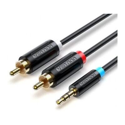 Cabo de áudio Vention BCLBJ 3,5 mm a RCA - 5m Cabo de áudio Vention BCLBJ 3,5 mm a RCA - 5m