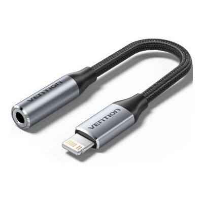 Adaptador de áudio Vention BMBHA/ Jack 3,5 fêmea - USB tipo C macho/ 10 cm/ cinza Adaptador de áudio Vention BMBHA/ Jack 3,5 fêmea - USB tipo C macho/ 10 cm/ cinza