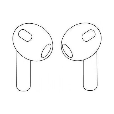 Fones de ouvido Bluetooth Apple Airpods V3 3ª geração com estojo de carregamento Lightning Fones de ouvido Bluetooth Apple Airpods V3 3ª geração com estojo de carregamento Lightning