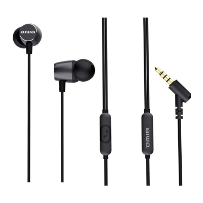AUSCULTADORES AIWA ESTM30BK CONEX 3.5 MICRO PRETO AUSCULTADORES AIWA ESTM30BK CONEX 3.5 MICRO PRETO