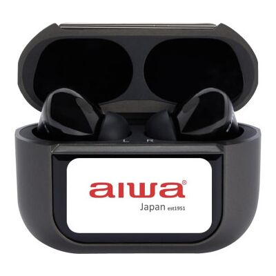 Fones de ouvido AIWA EBTW-350TN BT TWS pretos Fones de ouvido AIWA EBTW-350TN BT TWS pretos