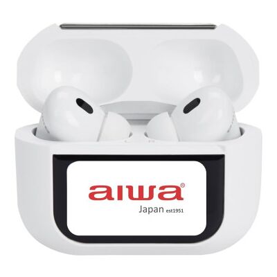 Fones de ouvido AIWA EBTW-350WT BT TWS brancos Fones de ouvido AIWA EBTW-350WT BT TWS brancos